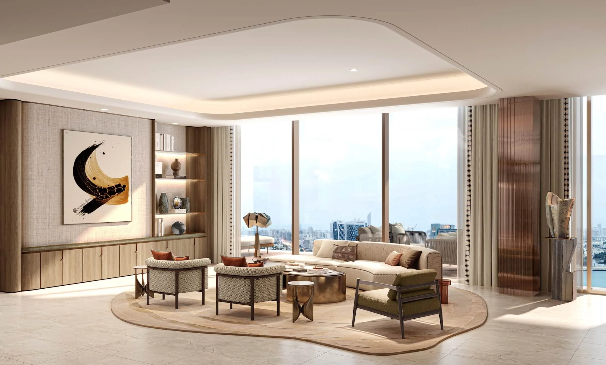 ED-Jumeirah-Residences-Interiors-FINAL-Living-Room-11 Jumeirah Residences Al Maryah Island