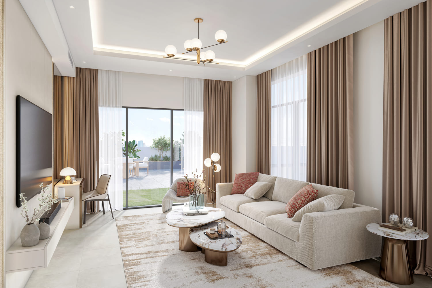 RARE.7474-BNW12NSBuilding_Interior_2BR_LivingRoom_8K1 Ramada Residences by Wyndham