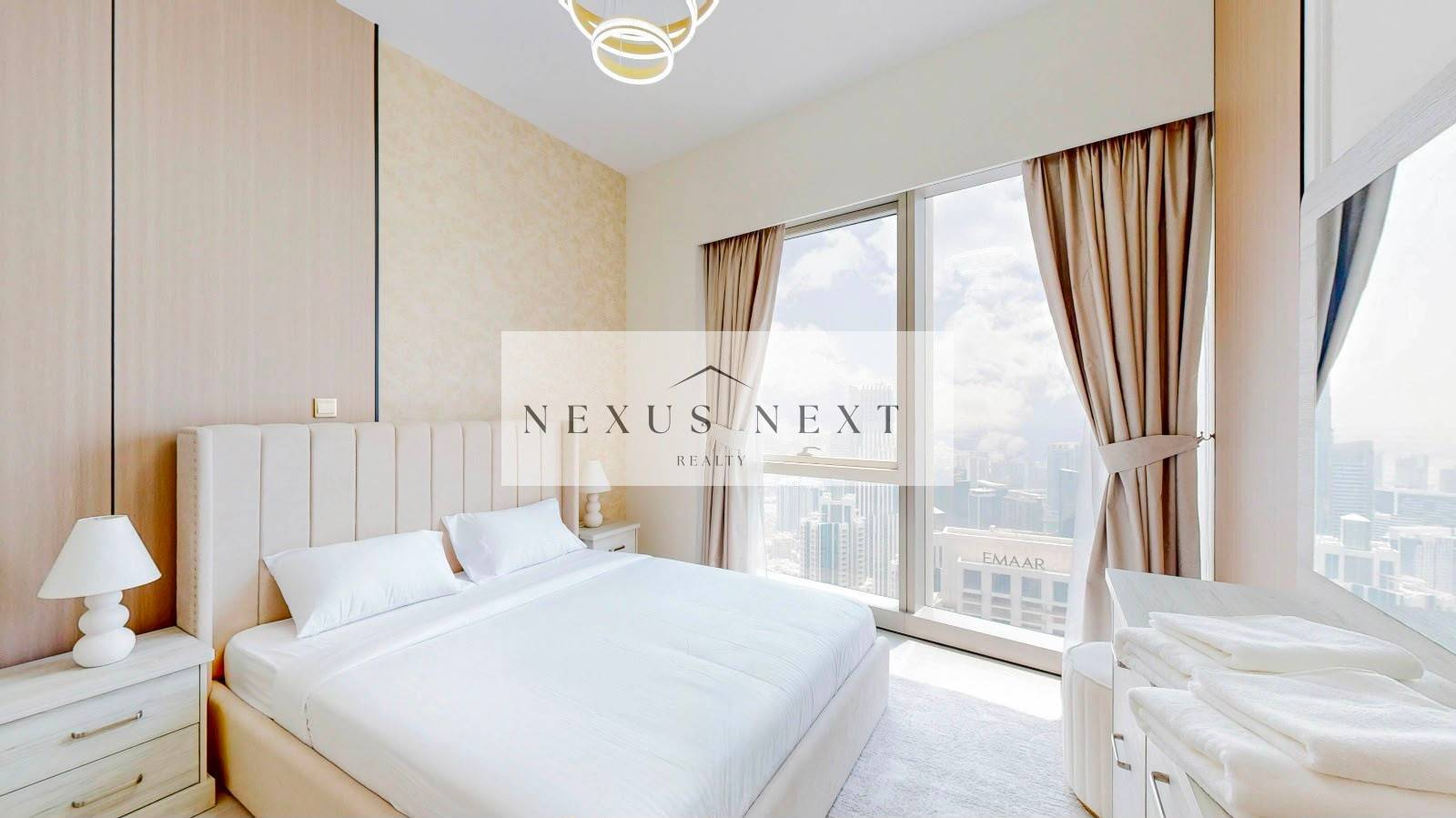 Luxury Furnished 3BR + Maid | Burj Khalifa View | Prime Downtown