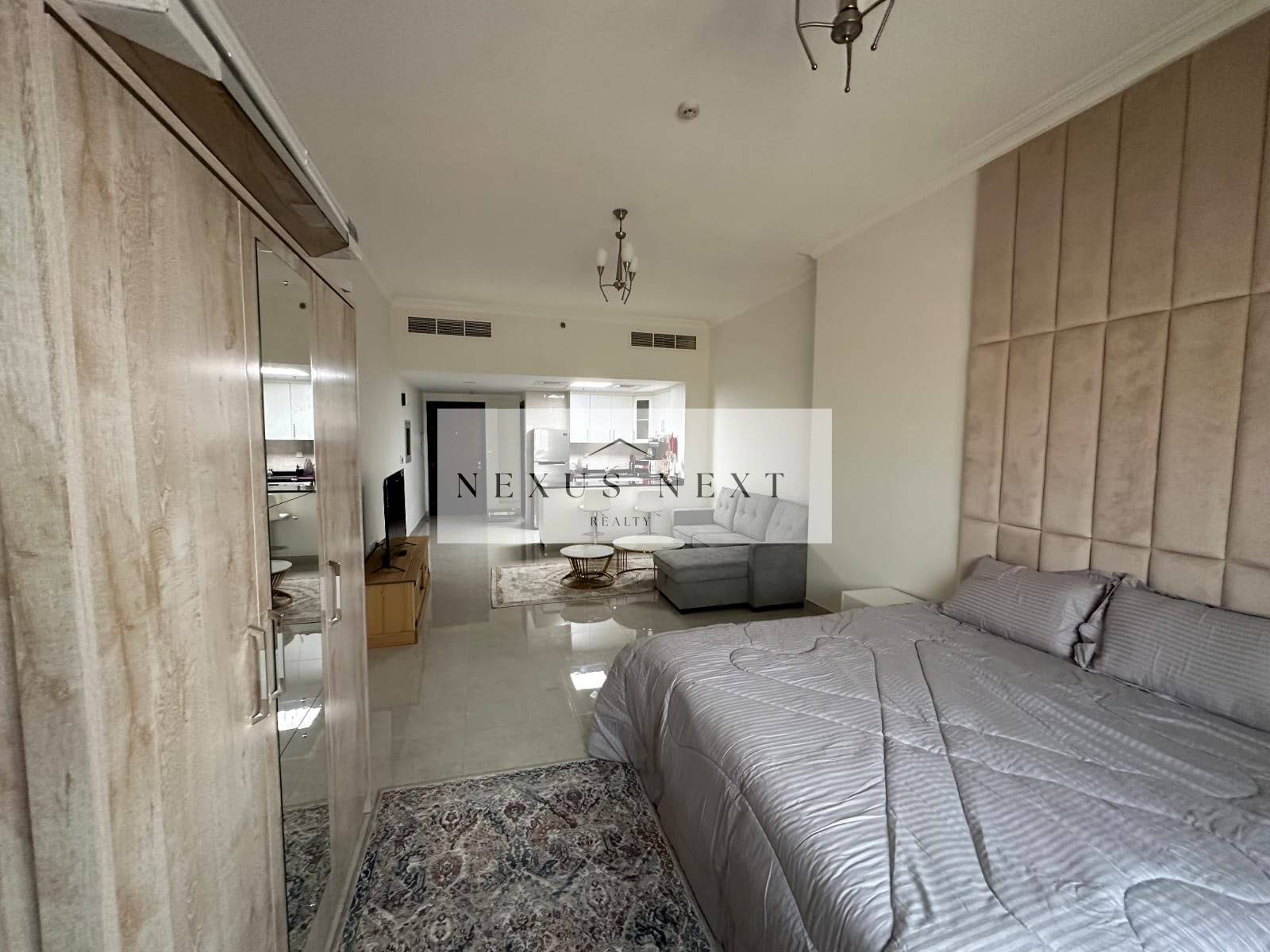Spacious Layout Furnished Studio | Ready to Move | Prime JVC Location