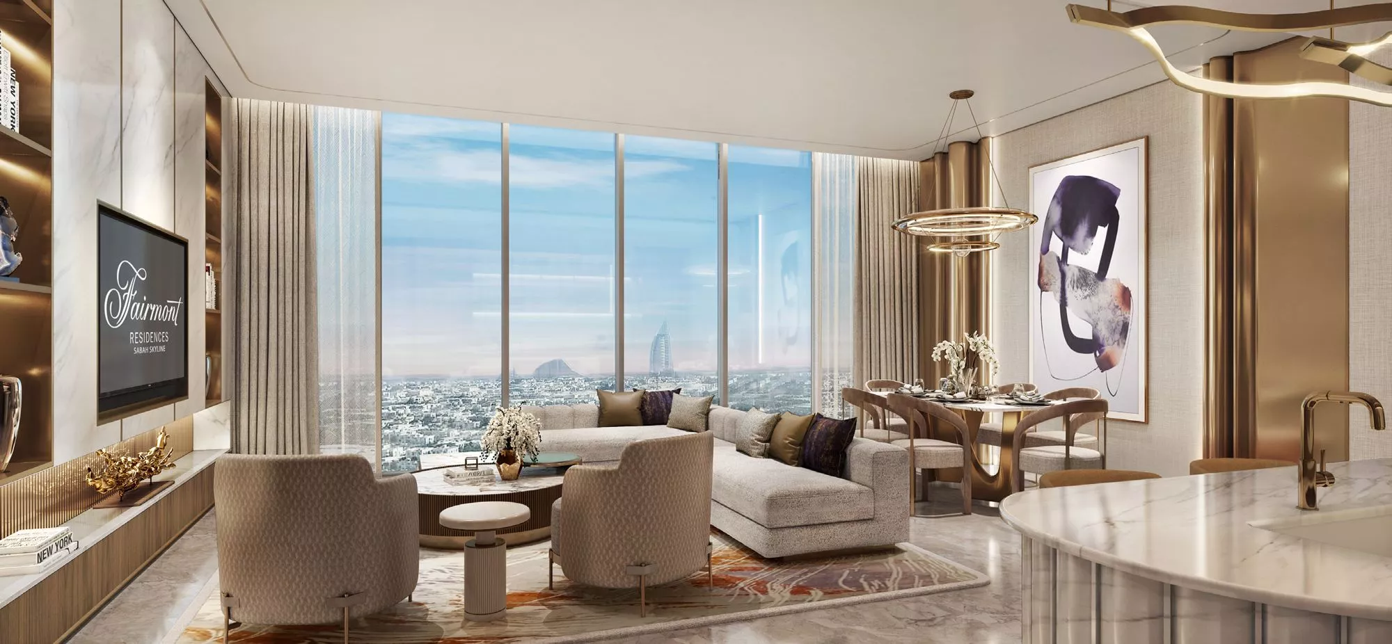 Fairmont Residences Dubai Skyline