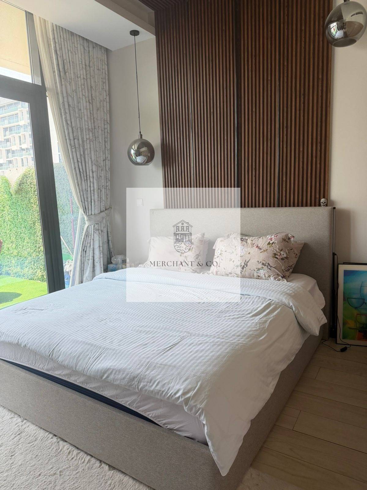 Bright 1 bedroom, large balcony, Peaceful Community View, Azizi Riviera 4