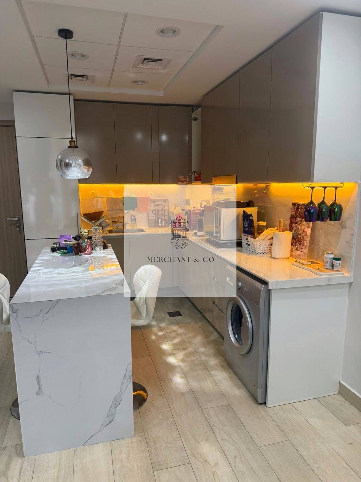 Bright 1 bedroom, large balcony, Peaceful Community View, Azizi Riviera 4