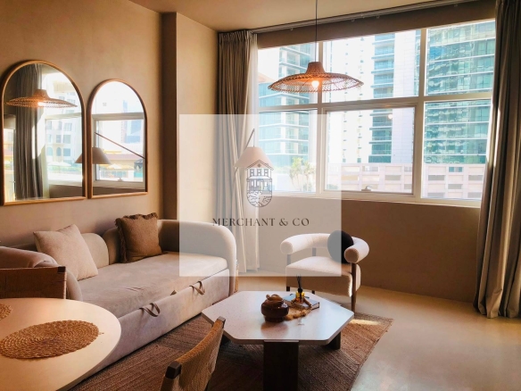 Spacious Furnished 1BR | Huge Sunny Balcony | Prime Marina Location | Open Road Vie